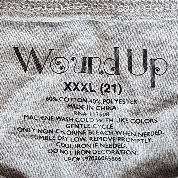 Wound Up Juniors Gray "Very Busy Doing Nothing" Graphic T-Shirt Size XXXL - Picture 9 of 14